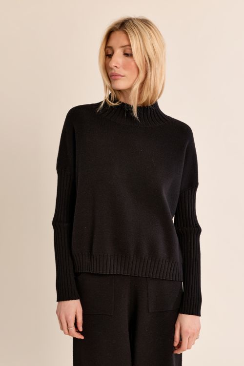 Pull col montant, basique