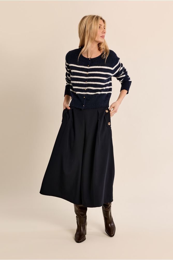 Cardigan à rayures