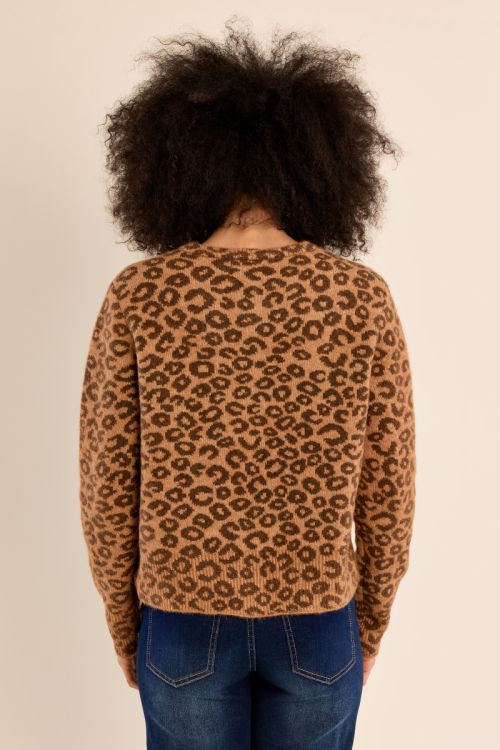 Buttoned cardigan, leopard