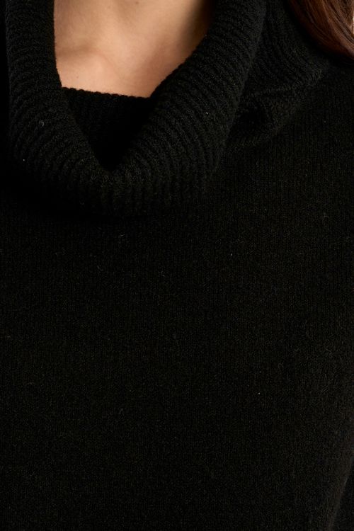 Pull manches courtes, col boule