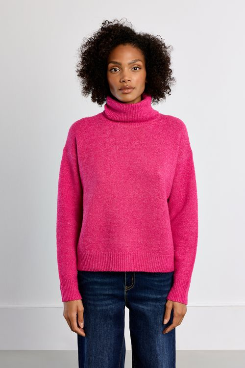 Jersey de manga larga cuello alto