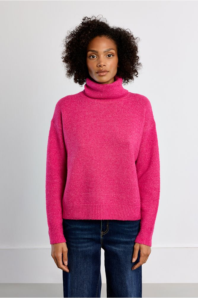 Jersey de manga larga cuello alto