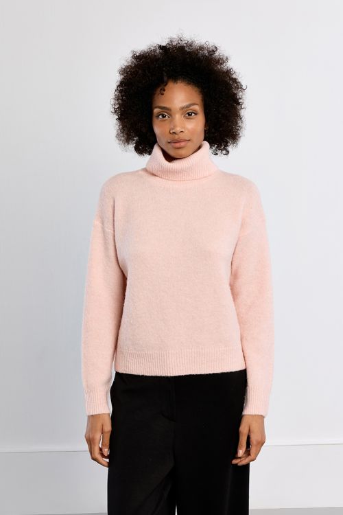Plain turtleneck sweater