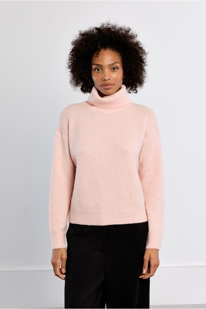 Jersey de manga larga cuello alto