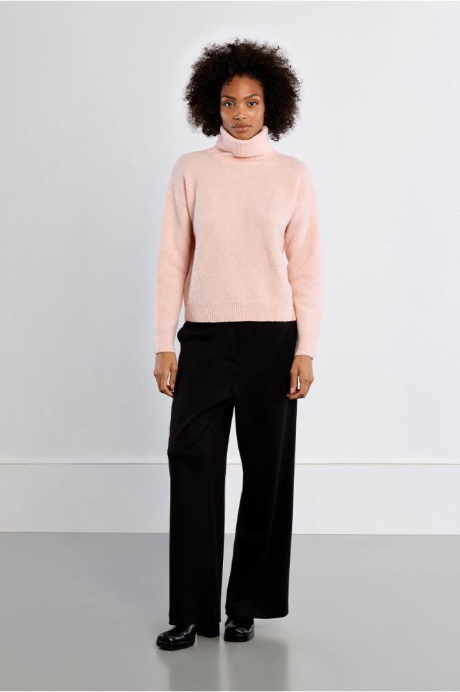 Plain turtleneck sweater