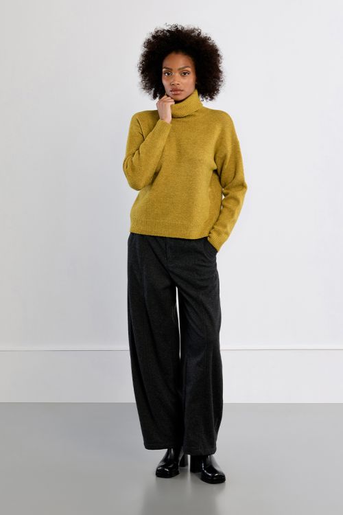 Plain turtleneck sweater