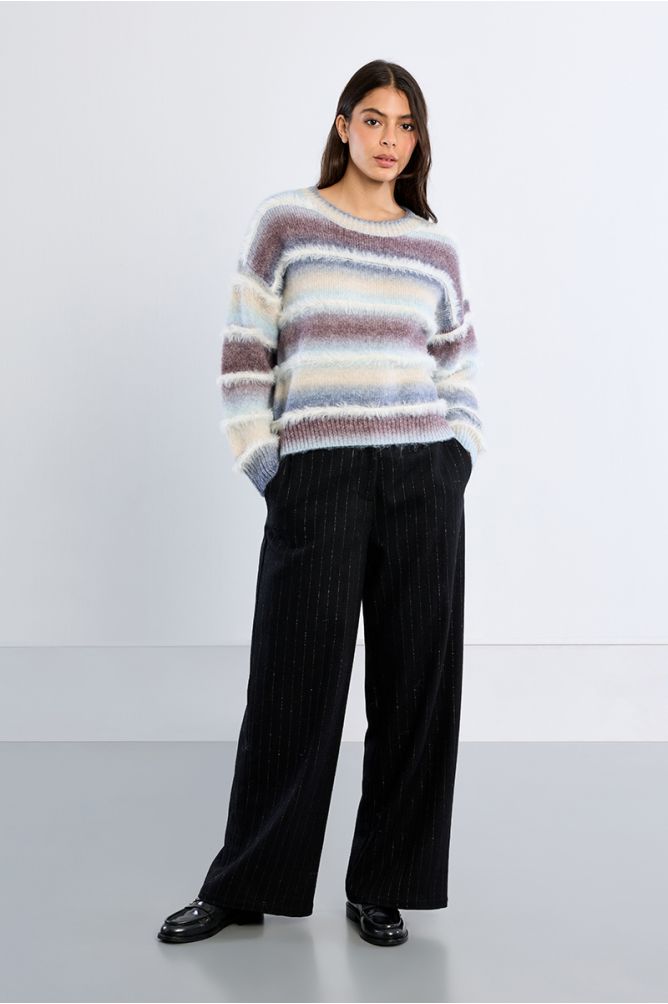 Pull Tie & Dye, à franges