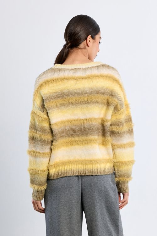 Pull Tie & Dye, à franges