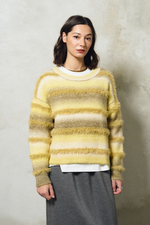 Pull Tie & Dye, à franges