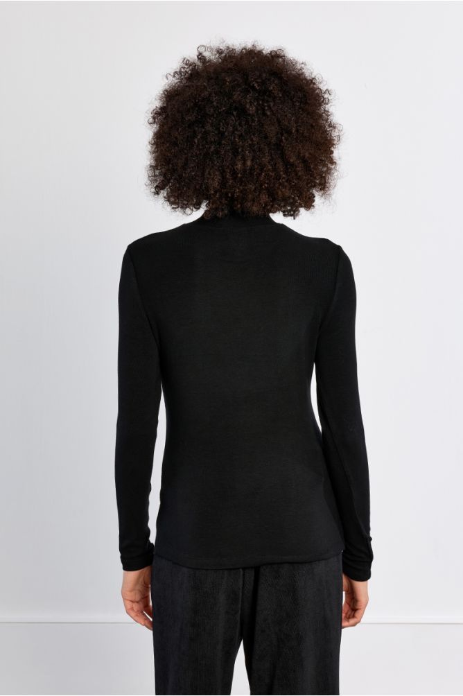 Jersey de manga larga cuello alto