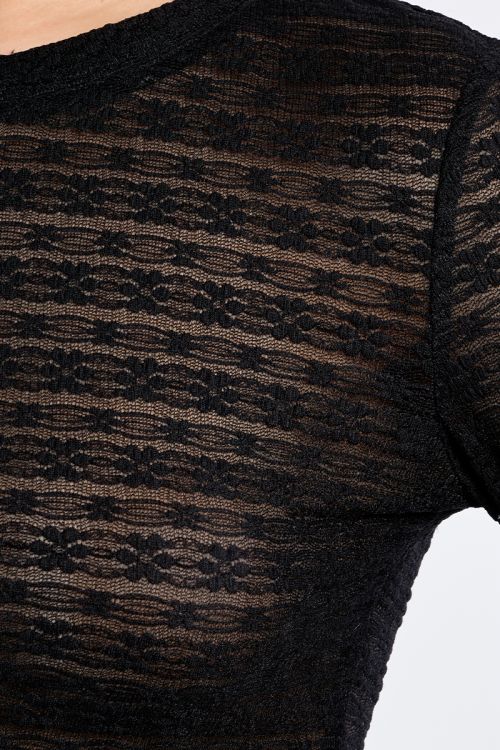 Semi-transparent undershirt