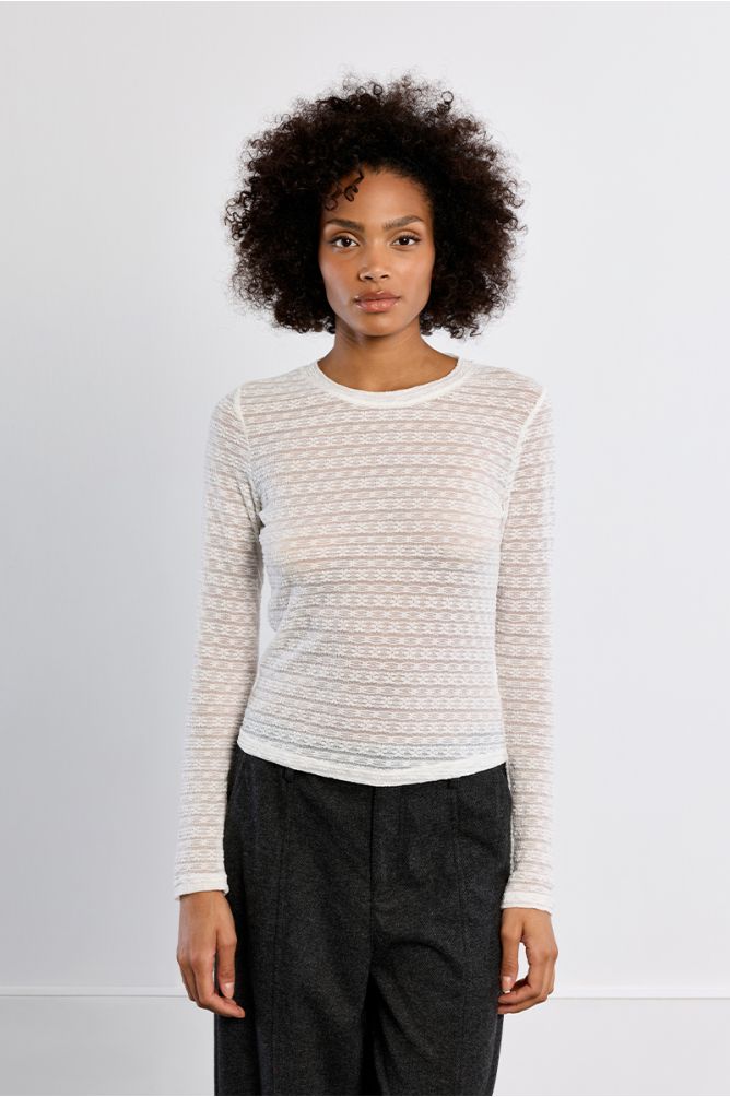 Semi-transparent undershirt