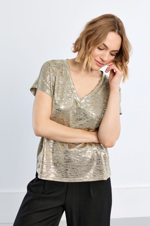 Metallic T-shirt