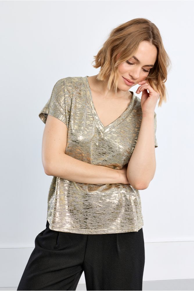 Metallic T-shirt
