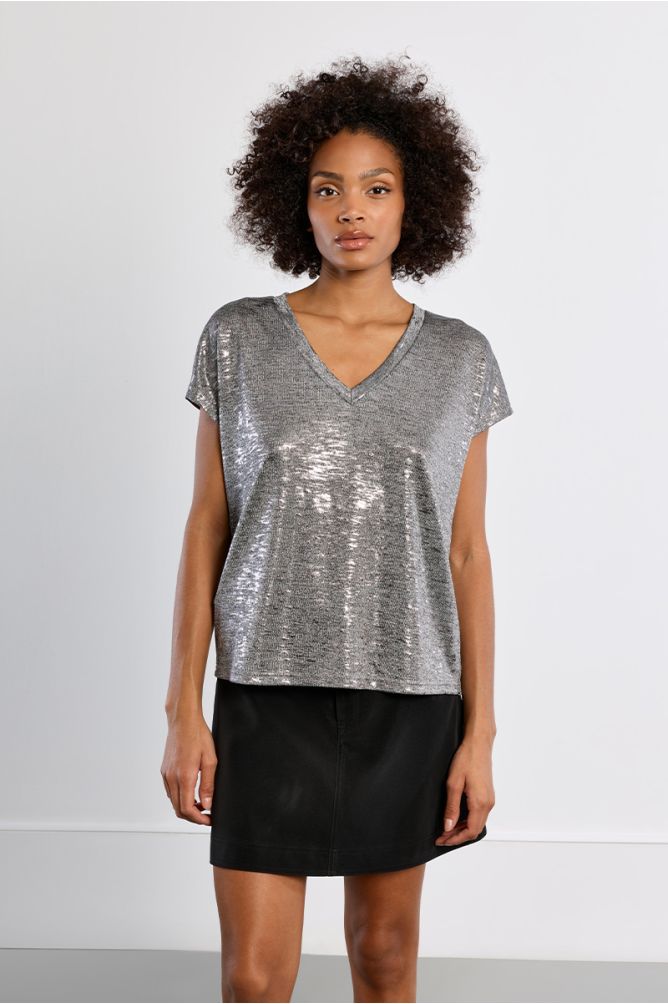 Metallic T-shirt