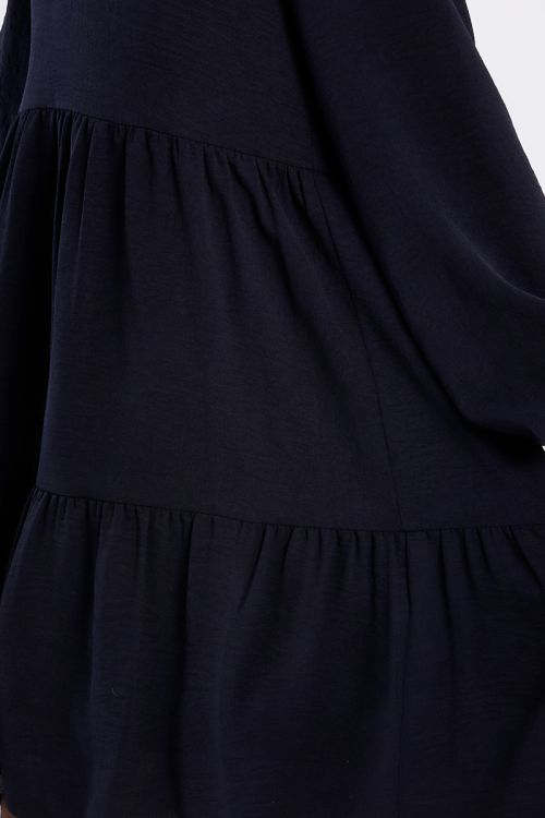Midi dress, multi-ruffle