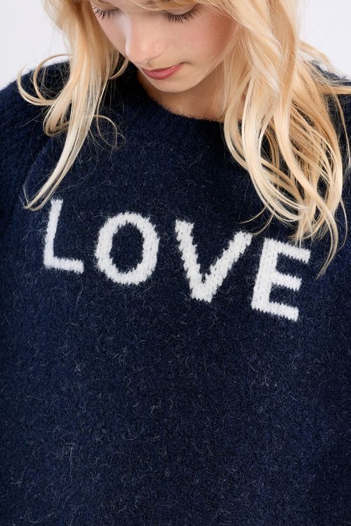 "Pull en maille ""Love"""