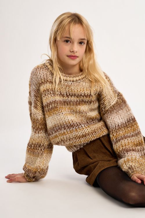 Pull en tricot Tie-Dye
