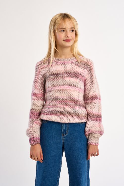 Pull en tricot Tie-Dye
