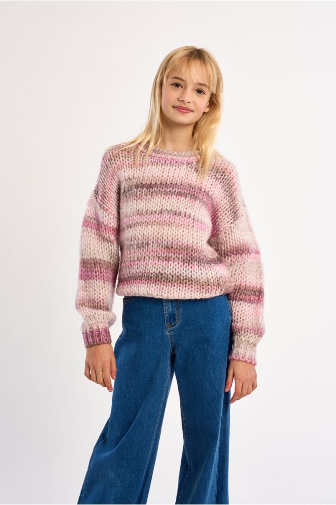 Pull en tricot Tie-Dye