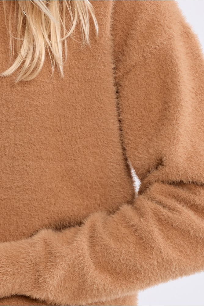 Jersey de manga larga de pelo