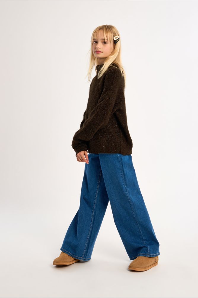 Turtleneck knit sweater