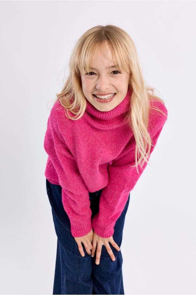 Oversized sweater, turtleneck