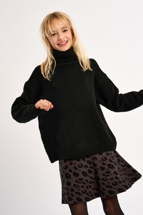 Oversized sweater, turtleneck