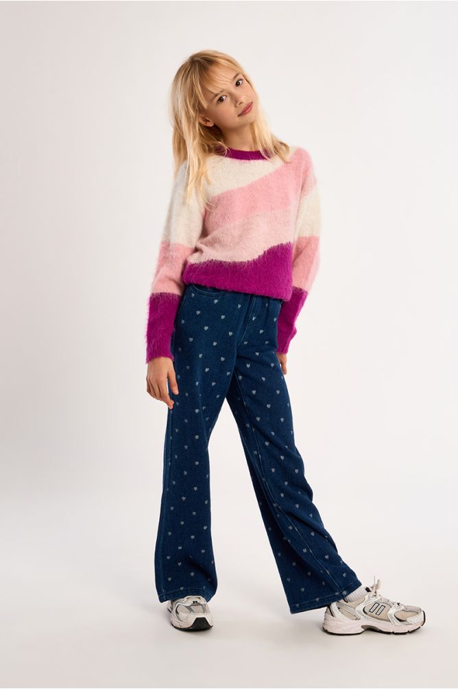 Pull en maille brossée
