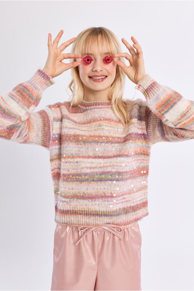 Tie-Dye knit sweater