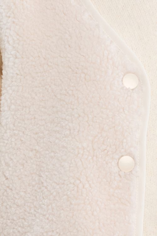 Veste sans manches, imitation mouton