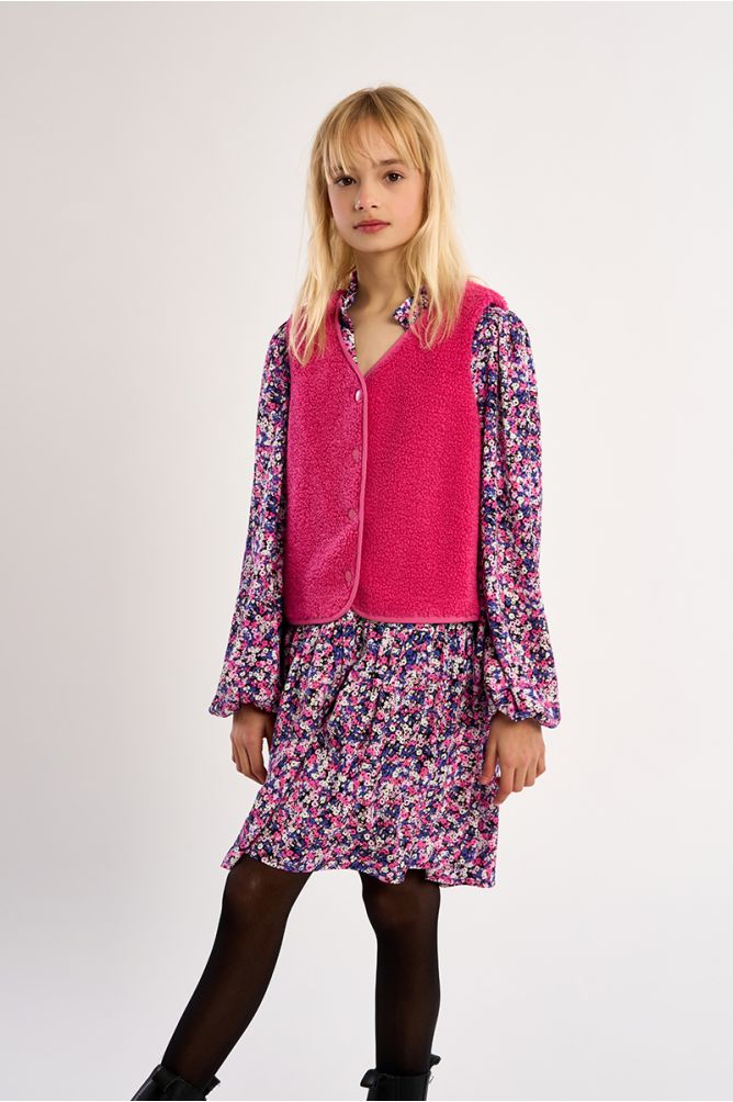 Veste sans manches, imitation mouton