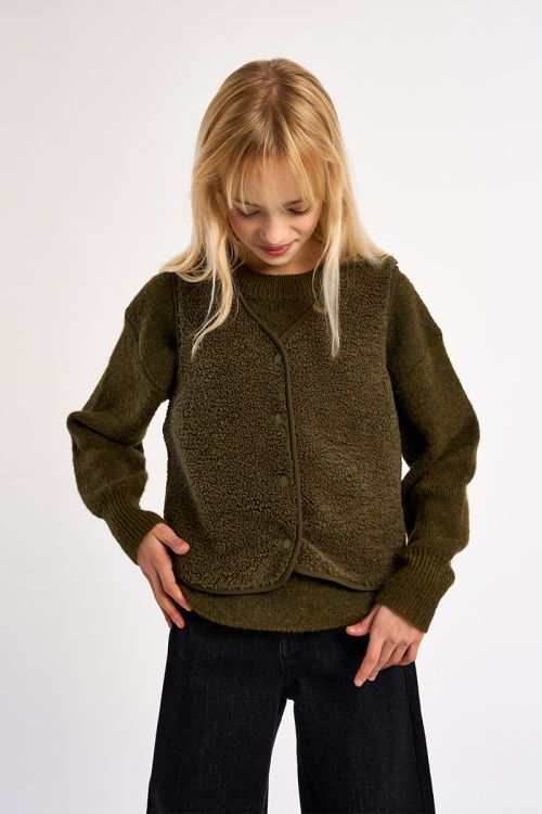 Veste sans manches, imitation mouton