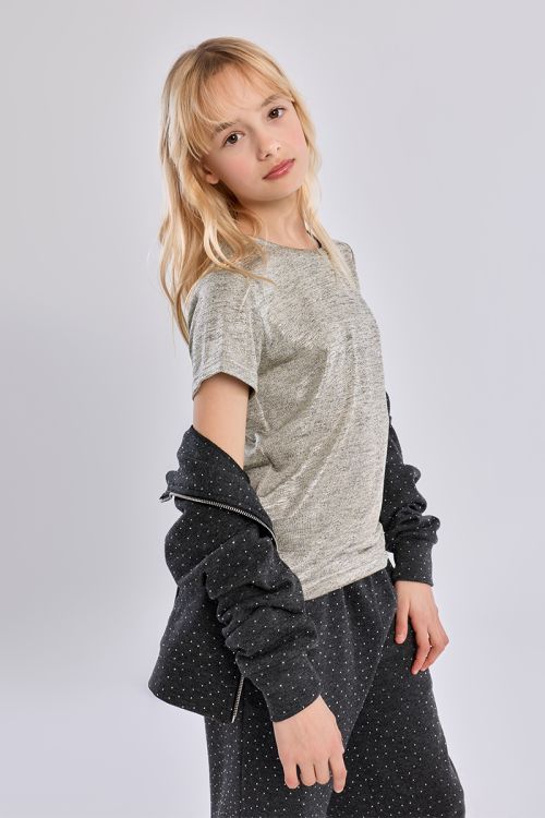 T-shirt manches courtes irisé