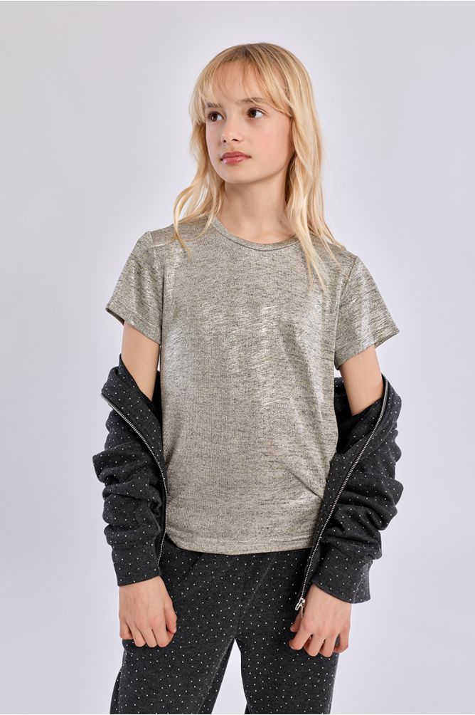T-shirt manches courtes irisé
