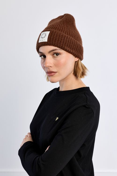 Gorro liso de punto