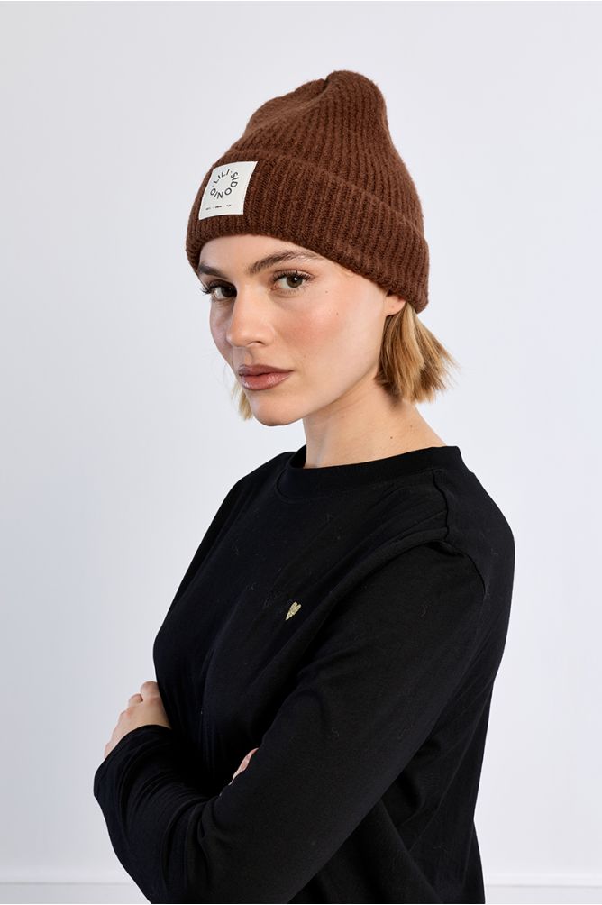 Gorro liso de punto