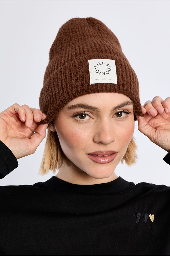 Gorro liso de punto
