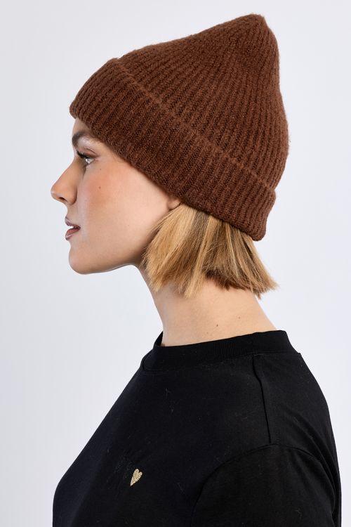 Gorro liso de punto