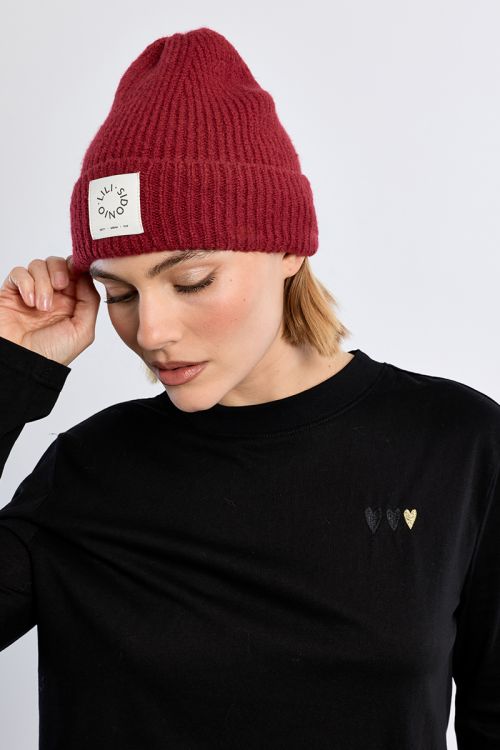 Gorro liso de punto