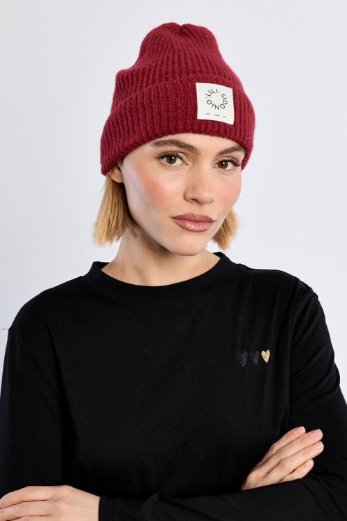 Gorro liso de punto