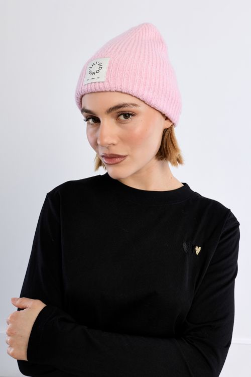 Bonnet en maille, logo Lili Sidonio