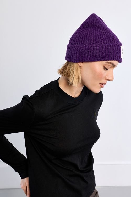 Gorro liso de punto