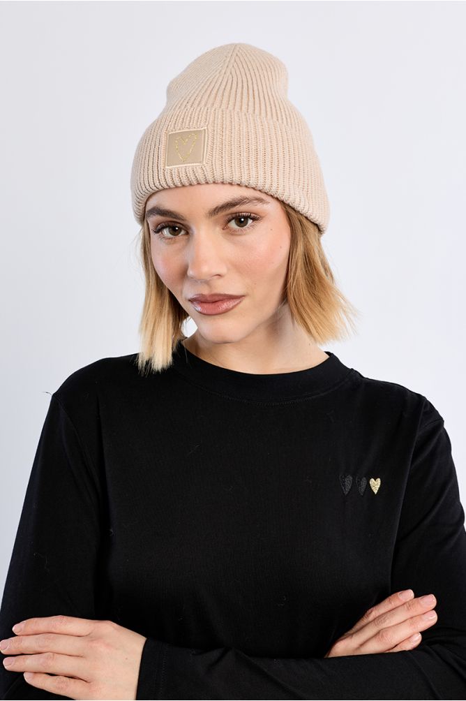 Gorro liso de punto