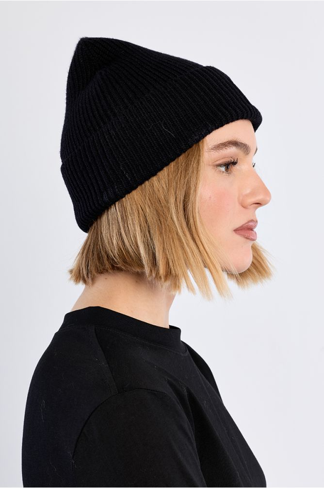Gorro liso de punto