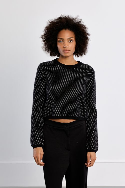 Pull mini, à pois