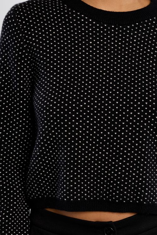 Mini sweater, polka dots