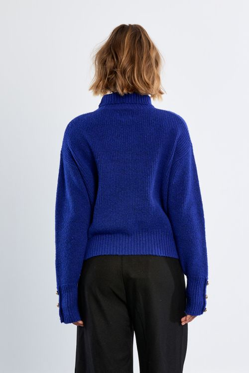 Jersey de manga larga cuello alto