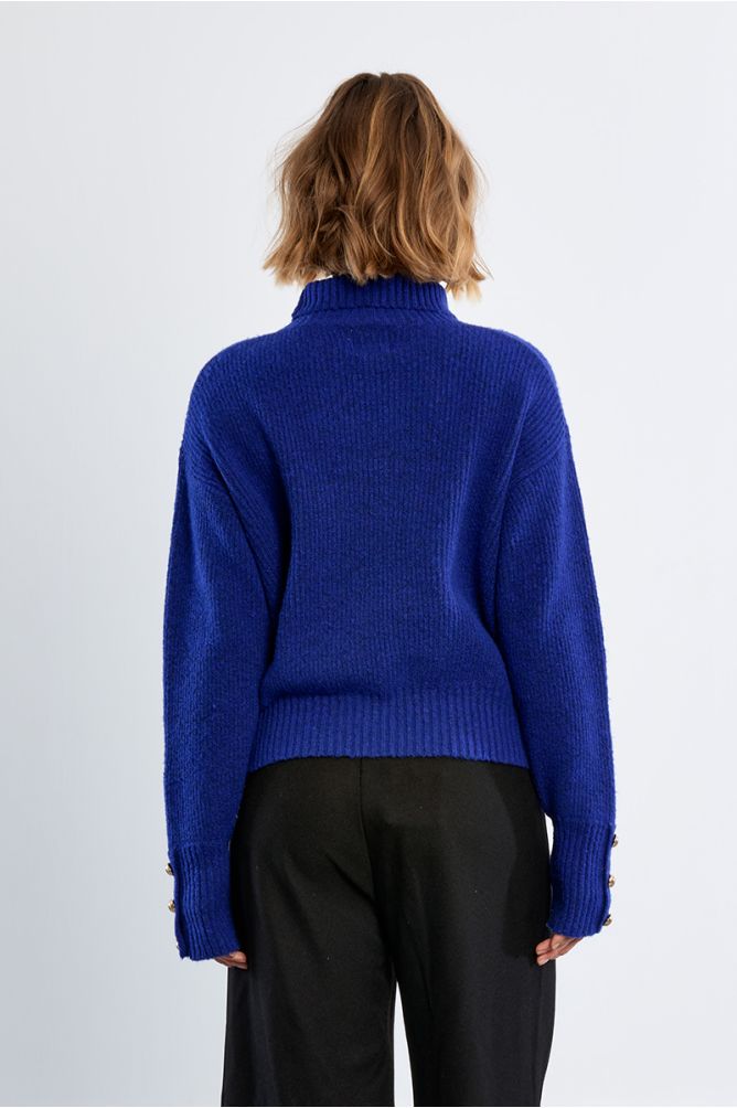 Pull en maille, col roulé