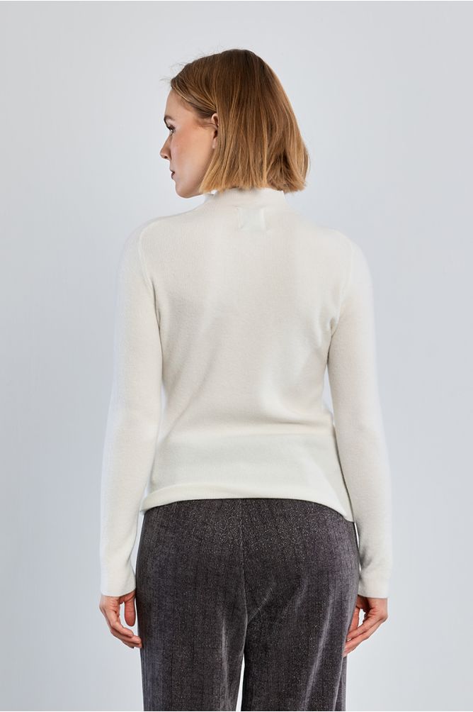 Jersey de manga larga cuello alto